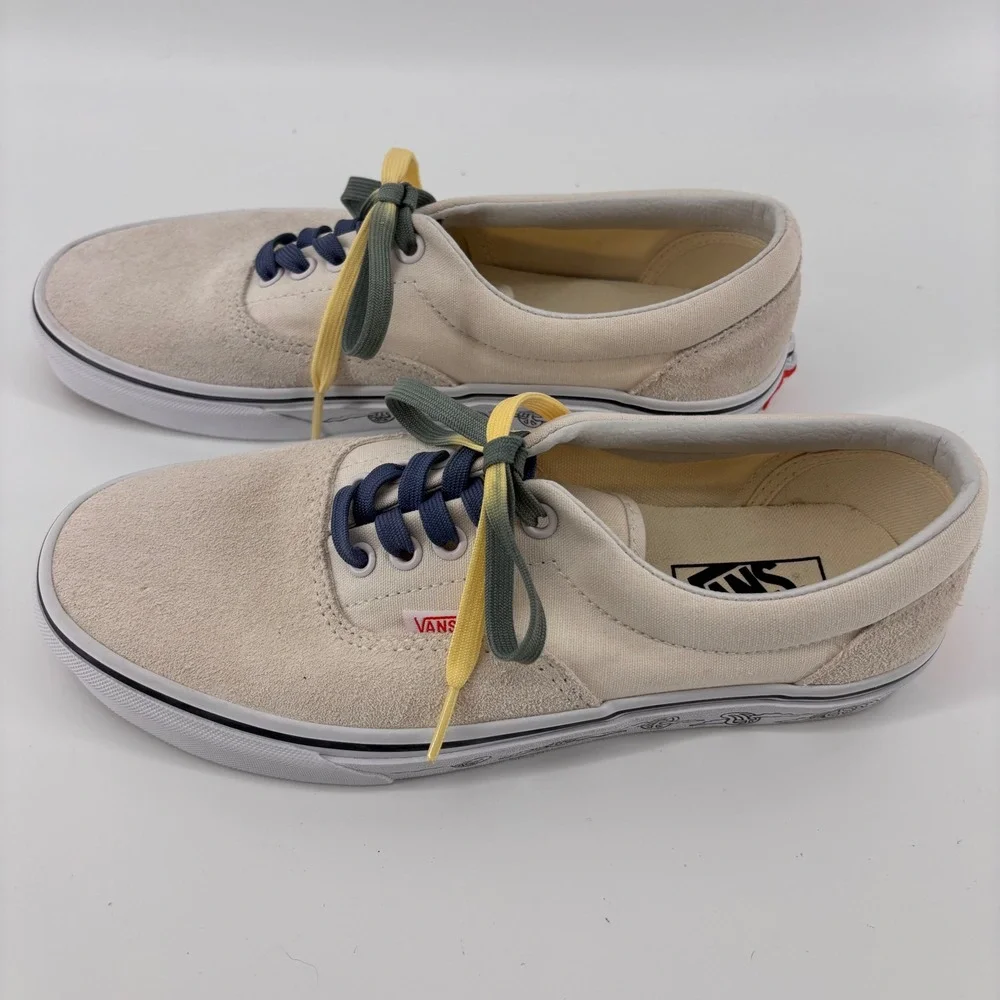 Vans UV Dreams Era‎ Suede Canvas Cream Low Top Sneakers Men 8 Women 9.5 NWOT